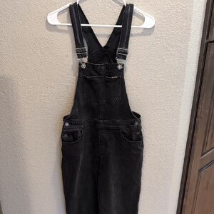 Hollister Black Denim Overalls